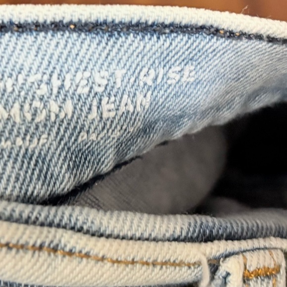 Arizona Jean Company Light Blue Distressed Boyfriend Jeans - Picture 6 of 6